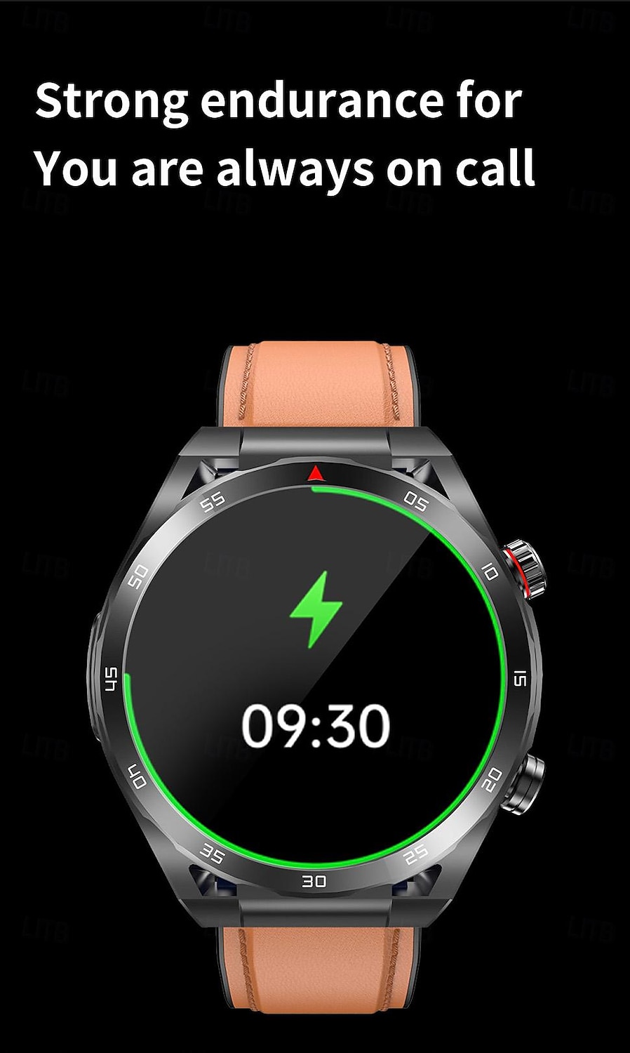 iMosi ET450 Smart Watch 1.39 inch Smartwatch Fitness Running Watch Bluetooth ECG+PPG Temperature Monitoring Pedometer Compatible with Android iOS Women Men Long Standby Hands-Free Calls Waterproof IP 2025 - $71.99 –P19