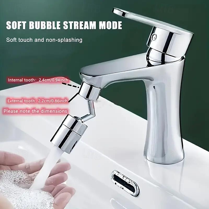 1pc attacco per spruzzatore per rubinetto accessori per aeratore del rubinetto girevole a 720 gradi testa regolabile per rubinetto lavello da cucina risparmio idrico ugello esteso per rubinetto da del 2025 a $17.99 –P3