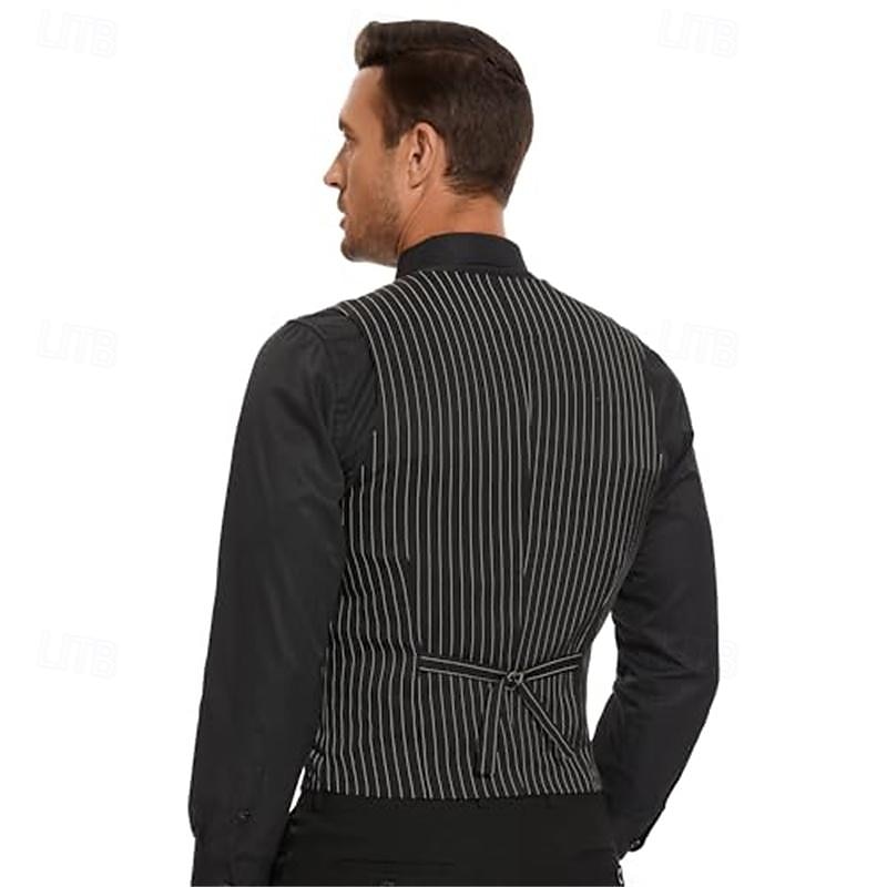 عتيق / معتق الهدر 20S عشرينيات ملابس صدار مجموعة الإكسسوارات انسان محترم رجل العصابات ملابس تنكرية رجالي عيد الرعب مهرجان السنة الجديدة مهرجان حفل / مساء حفلة تنكرية للبالغين ربطة عنق سترة قبعة 2026 - $35.99 –P2