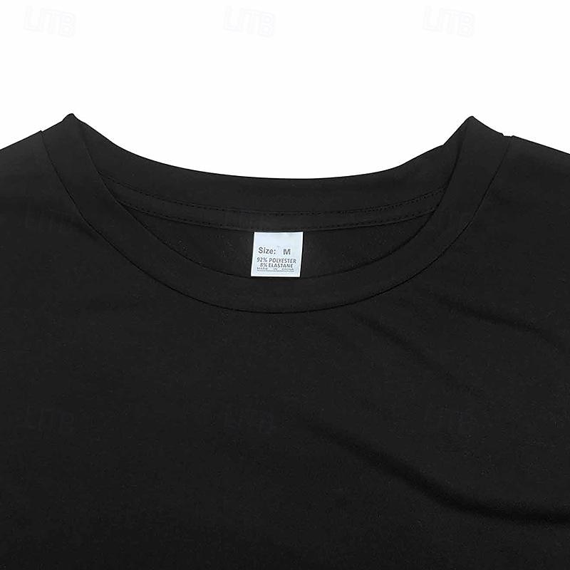 Voor heren T-shirts Shirt met korte mouwen T-shirt Korte mouw Ronde hals Zomer Opdrukken Modieus Ontwerper Snel Drogend Vakantie Straat Uitgaan Zwart Wit Donker Marine Top T-shirt voor mannen 2025 - $19.99 –P4