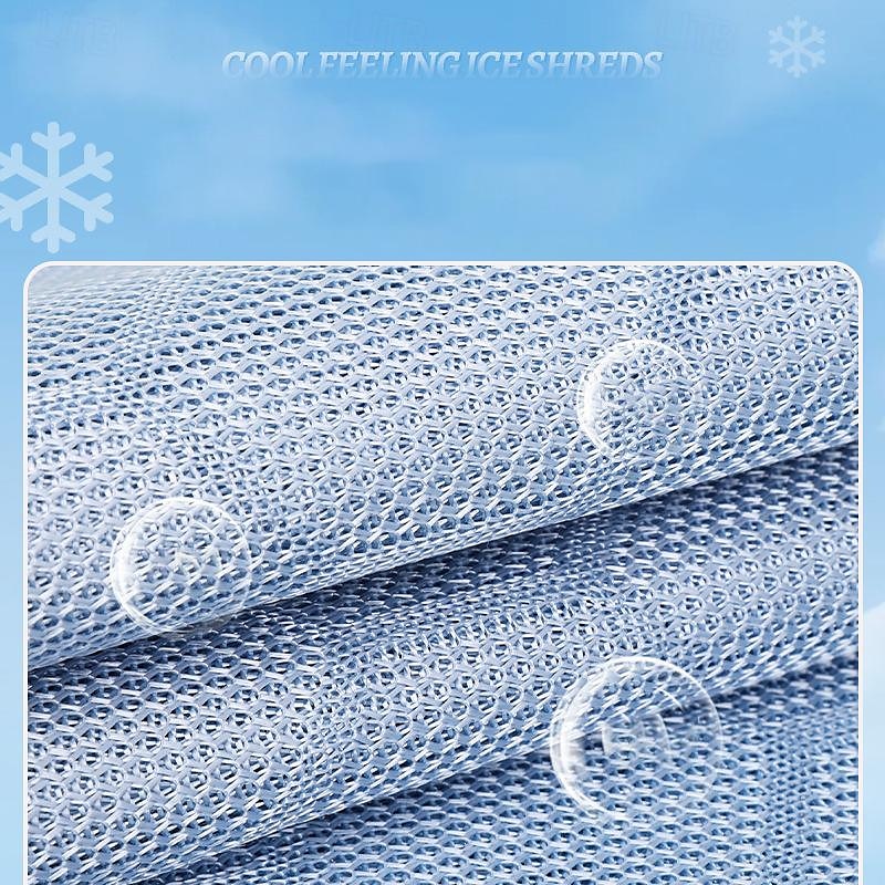The New Double-Sided Ice Silk Pillow Geometric Hexagonal Summer Ice Back Pillow Sofa Living Room 2025 - $18.99 –P4