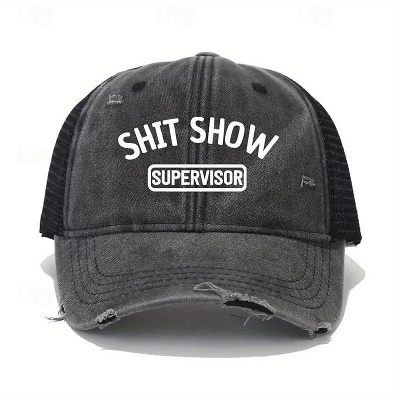 Femme Chapeau Casquette de Baseball Portable Protection Solaire Respirable Plein Air du quotidien Fin de semaine Imprimer Lettre de 2025 ? $8.49 –P1