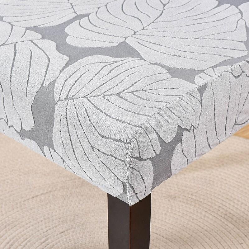 Capa elástica para cadeira de jantar, banco de bar, banco de balcão, capa de cadeira de bar para sala de jantar, banco de bar de café, capa de assento de cadeira de móveis removível, tecido jacquard de 2025 por $9.49 –P10