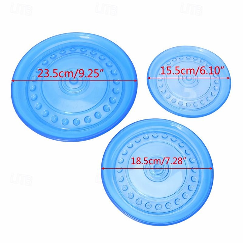 Dog Rubber Tire Flyer Dog Toy Flying Disc Lightweight Durable Floats in Water Great for Beach and Pool 3 Size for Small/Medium/Large Breeds Single Unit 2025 - $19.99 –P6