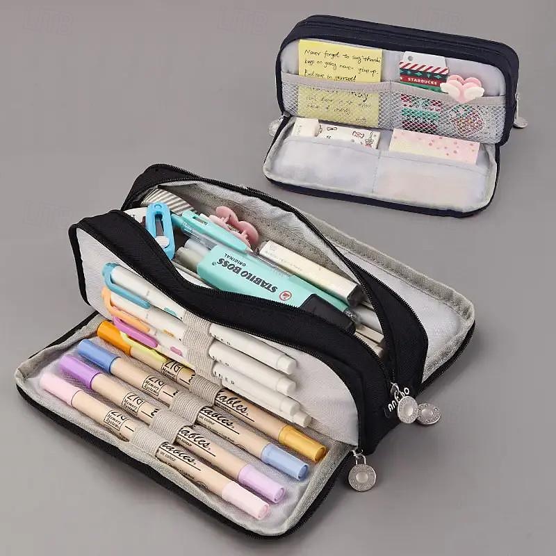 eenvoudige etui met grote capaciteit etui multifunctionele etui voor middelbare scholieren en middelbare scholieren 2025 - $17.99 –P7