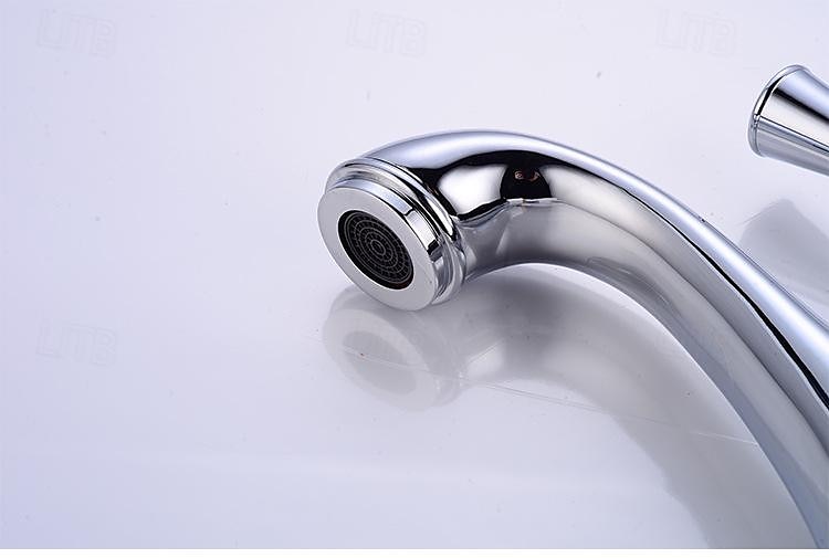 Torneira pia do banheiro - Cascata Galvanizar Conjunto Central Monocomando e Uma AberturaBath Taps de 2025 por $121.99 –P6