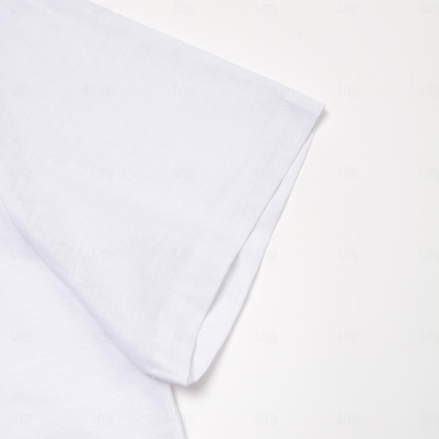 Per uomo Camicia di lino Camicia button-down Camicia casual Bianco Blu Grigio Manica Corta Tinta unica Collo ripiegato All'aperto Casual Bottoni Abbigliamento Vacanza Quotidiano Canotta sportiva del 2025 a $5.49 –P15