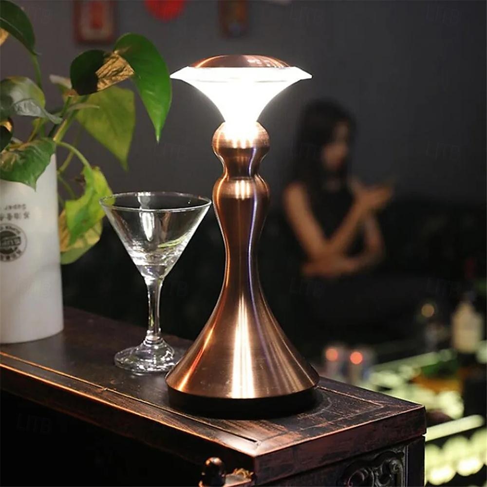 lampe de bureau led barre de lampe de lecture contrôlée par contact lampe de table en métal table de batterie portable rétro veilleuse led restaurant chambre chevet restaurant lumière de charge usb de 2025 ? $28.99 –P9