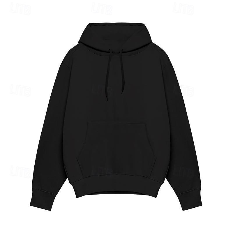 Men's Hoodie Black White Pink Light Grey Dark Gray Hooded Plain Pocket Sports & Outdoor Daily Holiday Streetwear Basic Casual Spring &  Fall Clothing Apparel Hoodies Sweatshirts  2025 - $16.99 –P10
