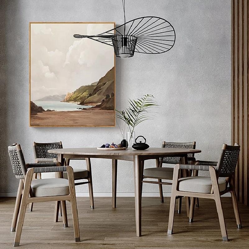 pictură maro bej pictură în ulei lucrată manual maro wabi sabi pictură în ulei pictura în ulei texturată pictată manual pictură în ulei bej artă abstractă maro pânză artă modernă decor orizontală 2026 - $116.99 –P8