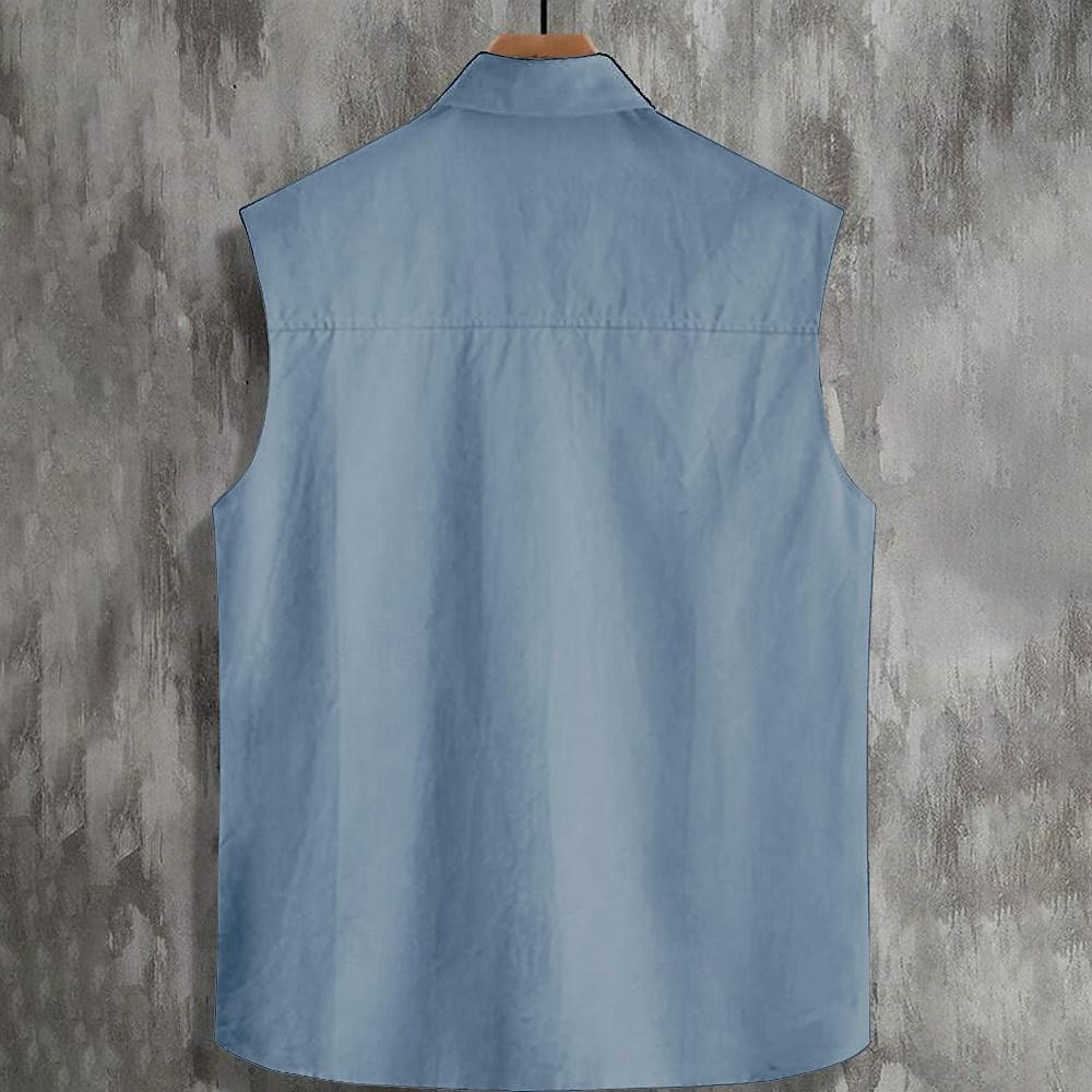 Homme Cheval Impression du sud-ouest Chemise Chemise Western Chemise de cow-boy Sans Manches style occidental Extérieur Travail Casual Eté Printemps Col de Chemise Bleu Vert Kaki de 2025 ? $27.99 –P4