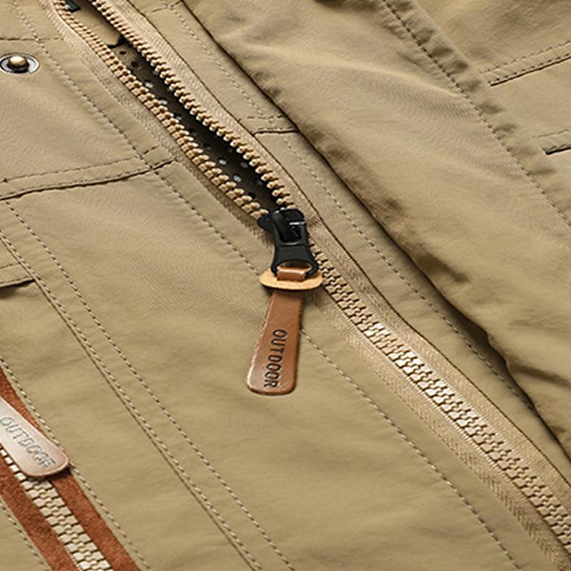 Per uomo Giacca da esterno Giacca cargo Giacca con cappuccio Giacca tattica Esterno Giornaliero Rimovibile Morbido Tasche multiple Primavera & Autunno Liscio Informale Comodo Con cappuccio Standard del 2025 a $67.99 –P9