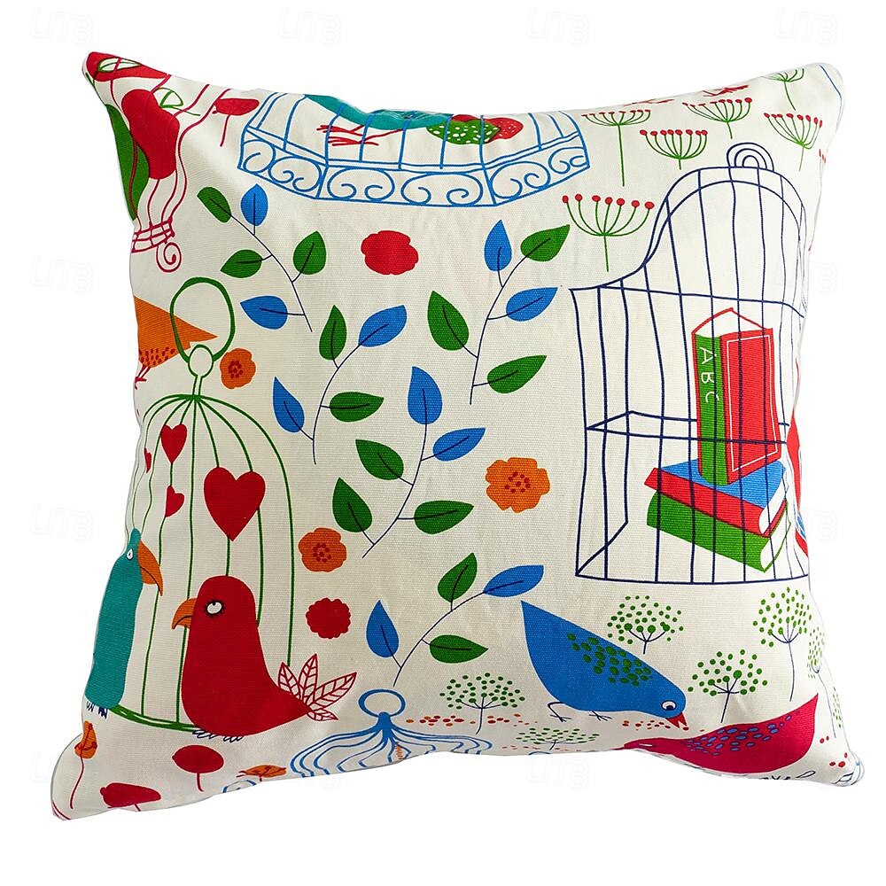 Cotton Decorative Toss Pillows Cover 1PC Soft Square Cushion Case Pillowcase for Bedroom Livingroom Sofa Couch Chair IKEA SERIES 2025 - $21.99 –P9