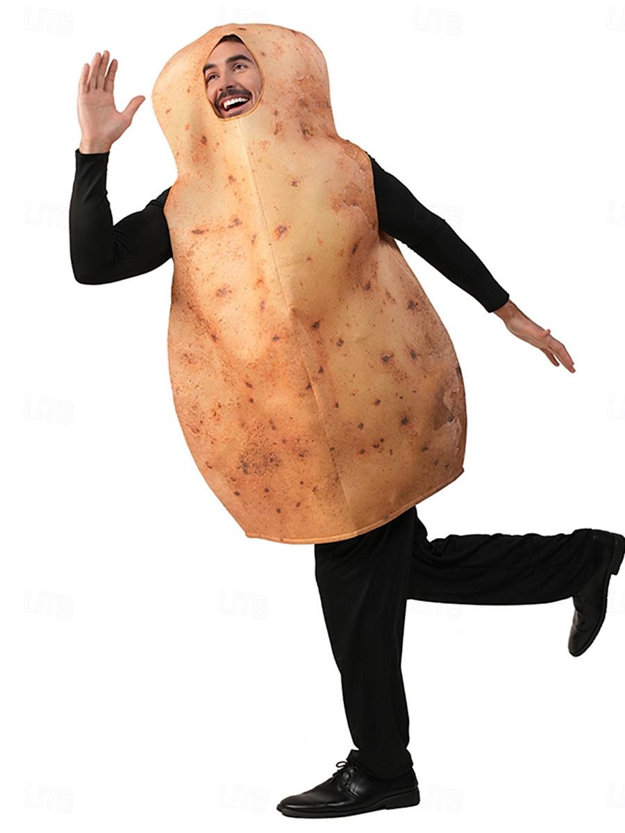 Vegetable Tomato Potato Carnival Costume Cosplay Costume Funny Costumes Adults' Men's Women's Cosplay Performance Party Halloween Carnival Masquerade Mardi Gras Easy Carnival Costume 2025 - $38.99 –P3