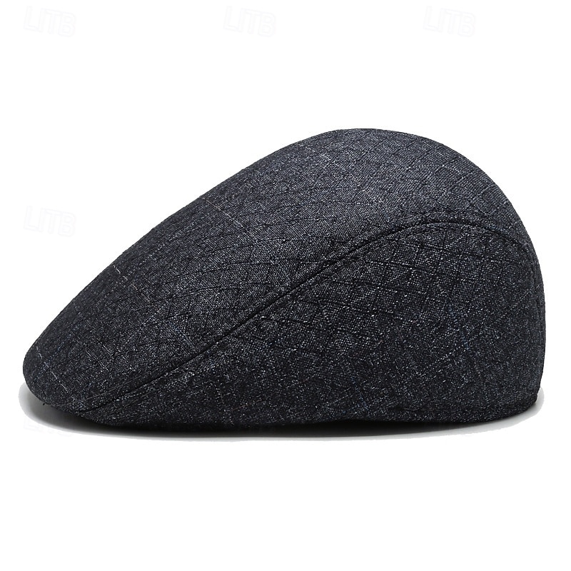 Pánské PLacatá čepice Klobouk Ascot Novinářský klobouk Hnědá Šedá Polyester Módní Na běžné nošení Bristké ulice Denní Pléd Nastavitelná Prodyšné 2025 - $6.49 –P3
