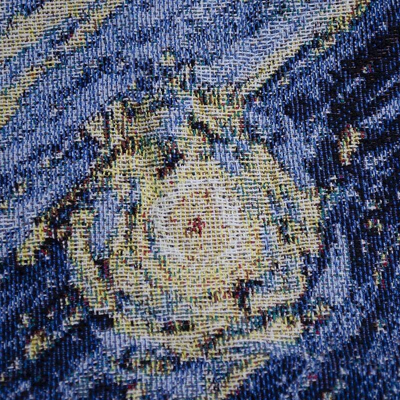 Jacquardgewebter Wandteppich, Gobelin, Aubusson, Wandkunst, zum Aufhängen, großer Wandteppich, Reproduktion, Webstuhl, Baumwollgewebe, die Sternennacht, belgischer Wandteppich (ohne Quasten und 2025 - $129.99 –P1