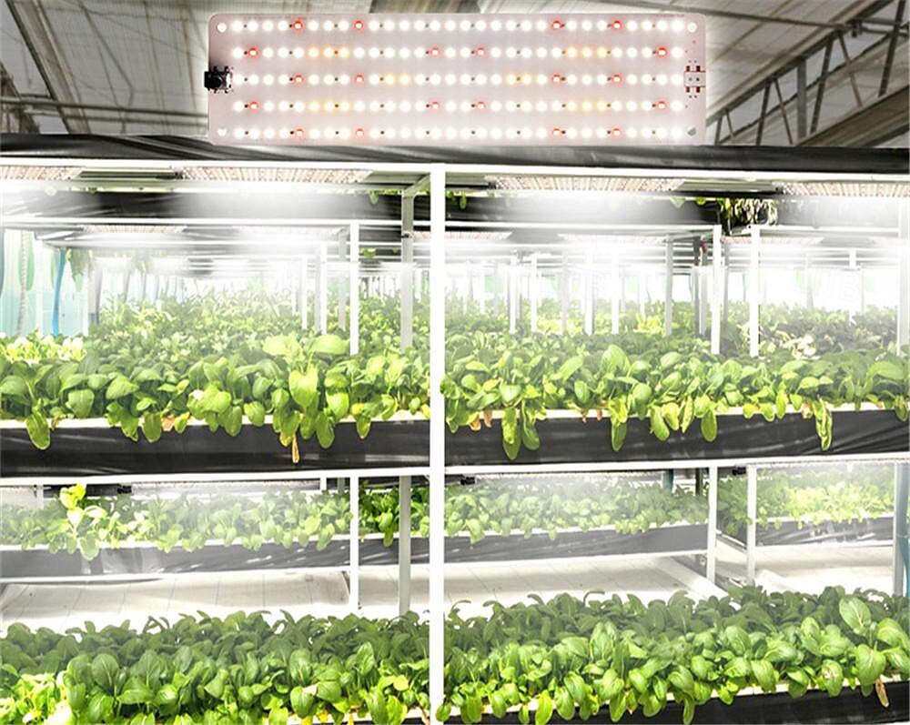 led odlingspanelljus ultratunt fullspektrum dimbart timer plantljus under skåp odlingslampa för inomhusväxtställ 2025 - $29.99 –P3
