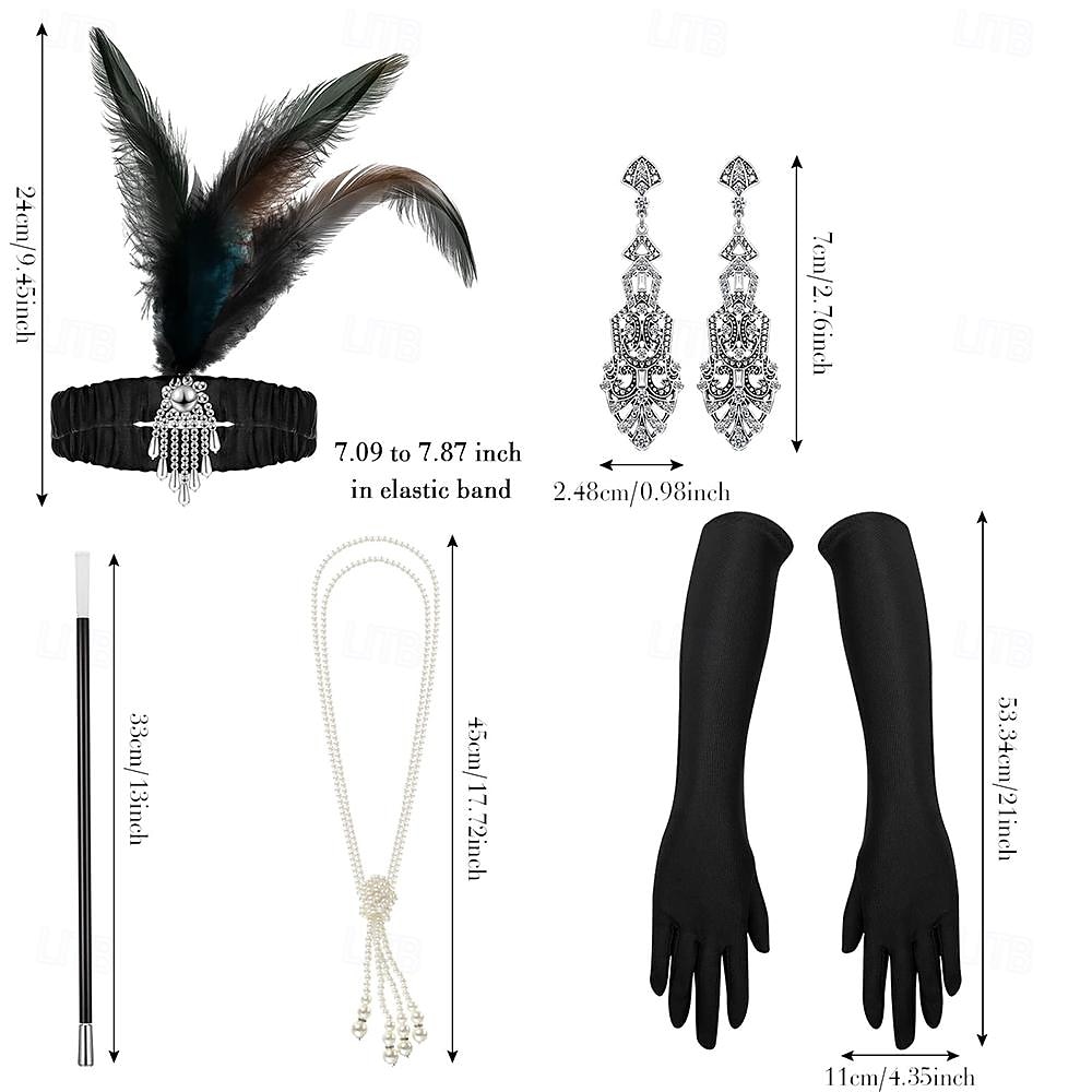 Roaring 20s 1920s Knee Length Dress Flapper Dress Outfits Sleeveless The Great Gatsby Charleston Wedding Guest Tassel Fringe Feather Scoop Neck Fancy Dress Women's Christmas New Year Masquerade 2026 - $58.99 –P2