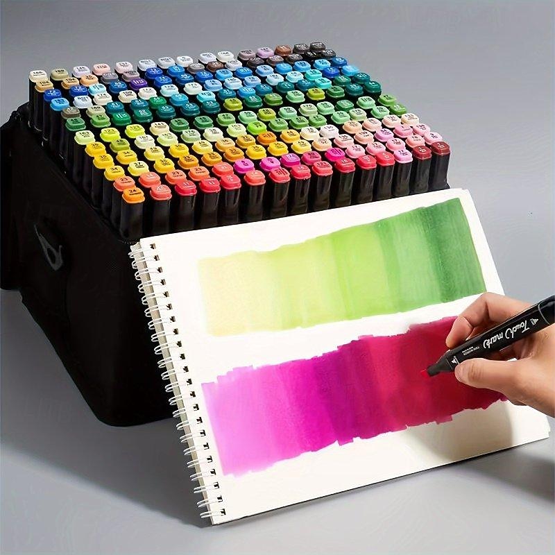 100/120/168 Colors Markers Dual Tips Permanent Art Markers Pen Highlighter Pen Sketch Markers for Painting Sketching Back to School 2025 - $37.99 –P4