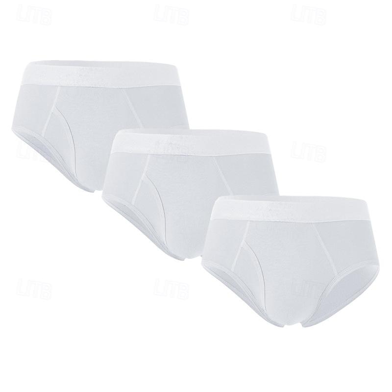 Herren 3 Pack Unterwäsche Boxer Boxer-Shorts Patchwork Hauptstadt Atmungsaktiv Weich Komfortabel Farbblock Mittlere Hüfthöhe Schwarz+Weiß+Grau Schwarz 2025 - $17.99 –P4