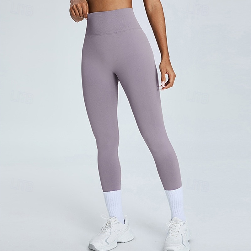 Naisten Joogahousut Jooga leggingsit Elastinen vyötärönauha Korka vyötärö Pilates Kuntosaliharjoitus Treenata Pyöräily Sukkahousut Yhtenäinen väri Musta Keltainen Pinkki Urheilu Urheiluvaatteet 2026 - $27.99 –P11