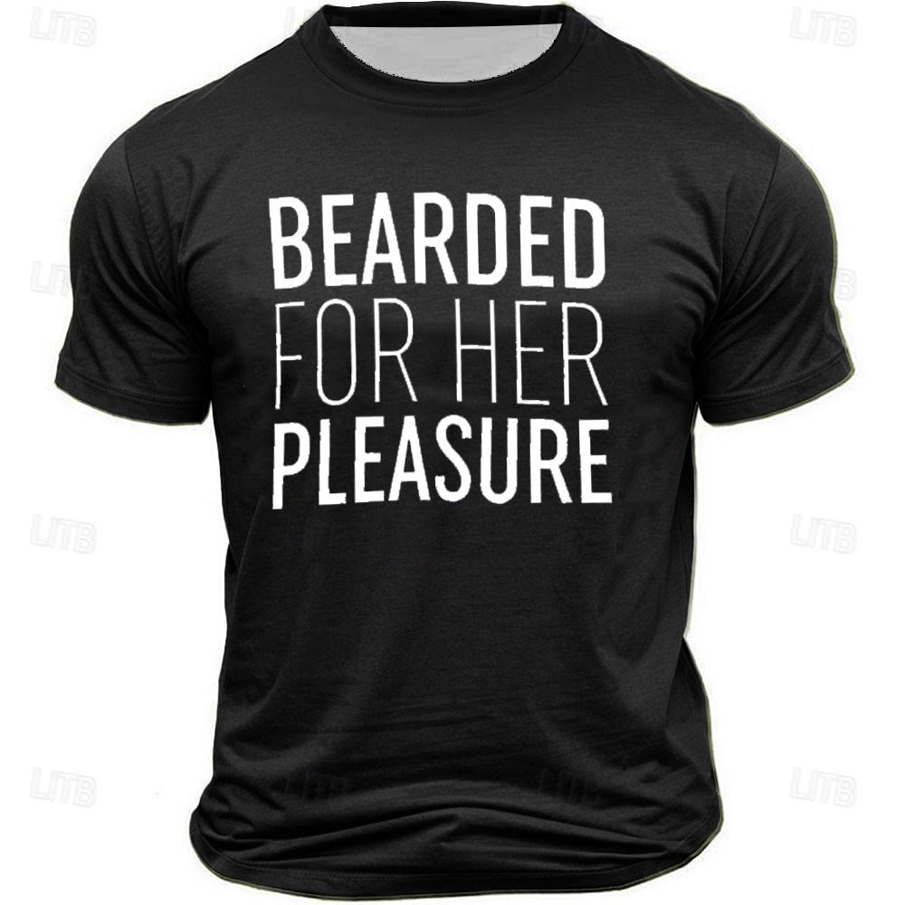 Herre Morsom T skjorte Kortermet T skjorte 3D-utskrift Crew-hals Skjorte Årgang Kul Fest Ferie Svart Hvit Rød Sommer Vår Klær S M L XL XXL XXXL 2025 - $17.99 –P7