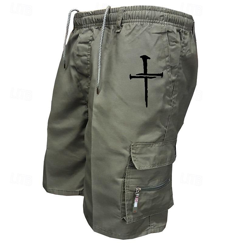 Homens Bermuda Cargo Shorts de caminhada Militar Ao ar livre Normal Respirável Secagem Rápida Calção Com Cordão Cintura elástica Preto Verde Tropa Caça Alpinismo Campismo / Escursão / Espeleologismo de 2025 por $18.99 –P5
