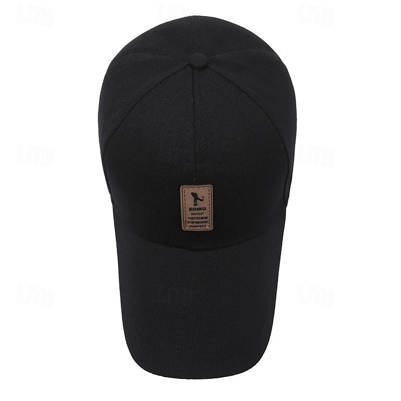 Herren Cap Basecap Sonnenhut Kappe Schwarz Rote Polyester Modisch Brautkleider schlicht Strasse Täglich Buchstabe Einstellbar Sonnenschutz Atmungsaktiv 2025 - $2.99 –P7