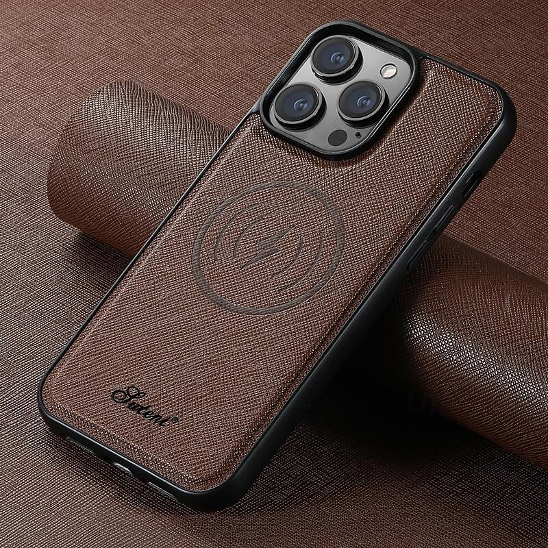 2025年 電話 ケース 用途 iPhone 16 iPhone 15 プロマックスプラス iPhone 14 13 12 Pro Max Plus バックカバー スタンド付き 磁石バックル ワイヤレス充電をサポート レトロ風 TPU PUレザー  コレクション – $24.99 –P11