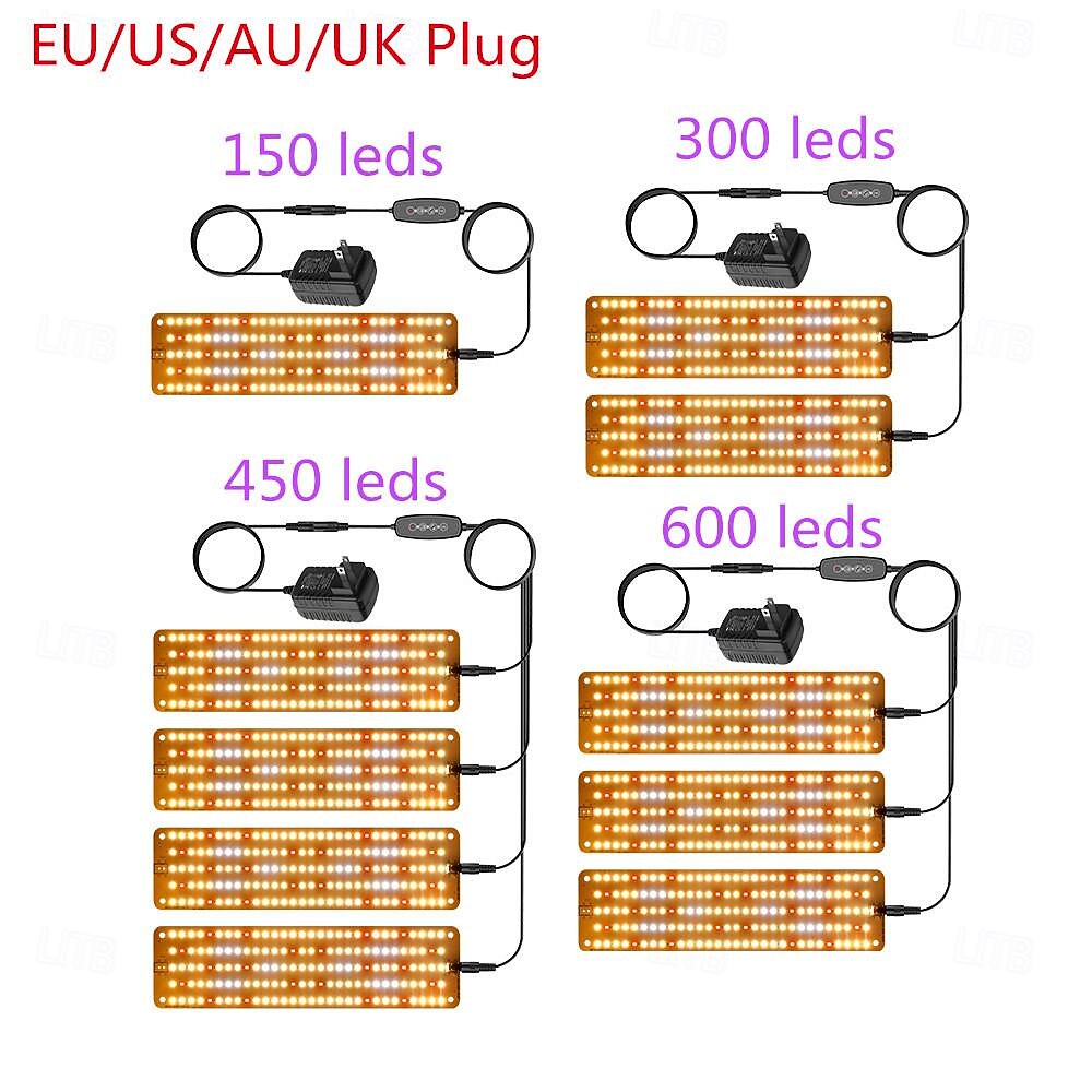 2025年 LED 栽培パネルライト 超薄型 フルスペクトル 調光可能 タイマー付き 植物ライト キャビネット下 屋内植物ラック用栽培ランプ  コレクション – $29.99 –P3