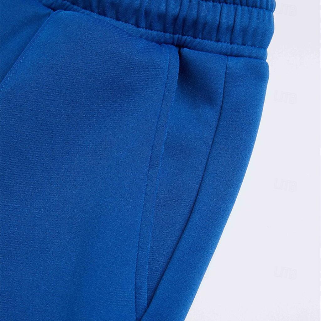2025年 男性用 スウェットパンツ ジョガー ズボン ストレートレッグスウェットパンツ プリーツパンツ ドローストリング パッチワーク 弾性ウエスト カラーブロック 履き心地よい 高通気性 全長 カジュアル 日常 祝日 スポーツ ファッション ブラック ブルー マイクロエラスティック  コレクション – $24.99 –P8