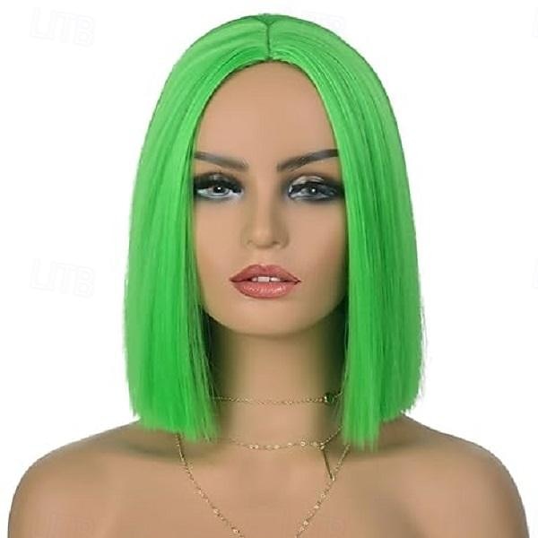 شعيرات بوب للنساء، شعيرات قصيرة مستقيمة، شعيرات بطول الكتف للاستخدام اليومي، شعيرات هالوين للتنكر في الحفلات 2025 - $22.99 –P2