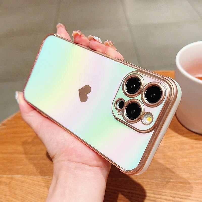 телефон Кейс для Назначение айфон 16 Айфон 15 Про Макс Плюс iPhone 14 13 12 11 Pro Max Plus Кейс на заднюю панель Блеск Блеск Блестящий Защита от удара ТПУ Покрытие 2025 - $15.99 –P12