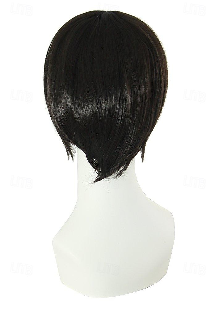 Peruca Curta Retas para Homens de 12 polegadas/30 cm Peruca de Cosplay Fantasia Perucas de Halloween de 2026 por $10.99 –P3