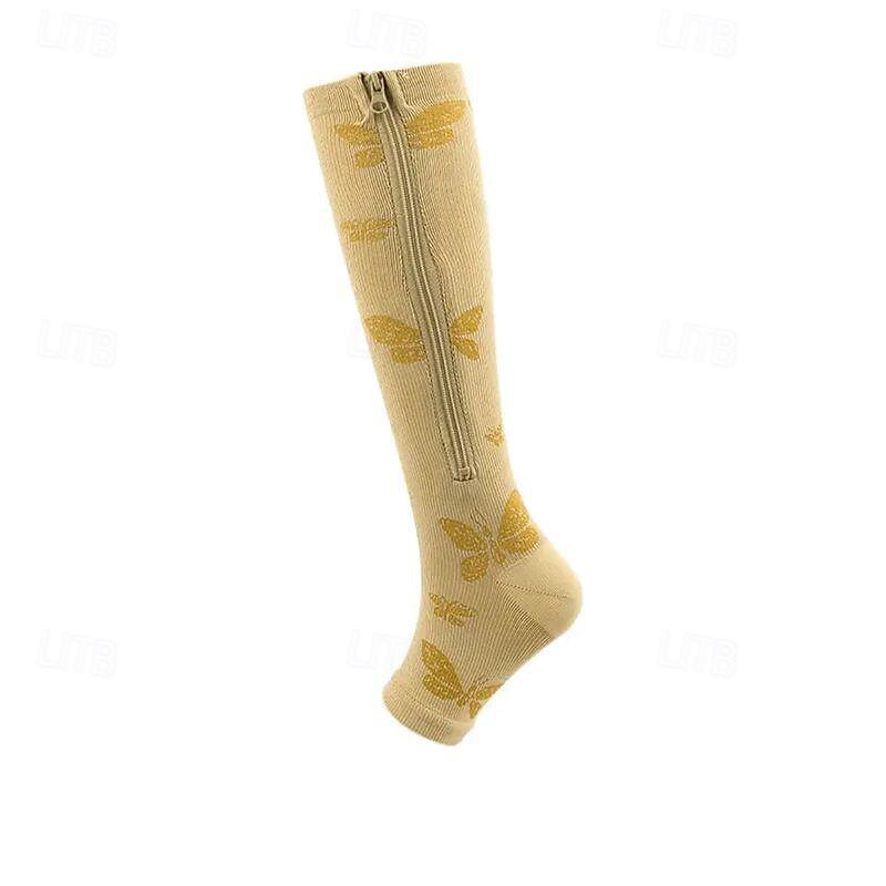 Calcetines de compresión Calcetines Deportivos Calcetines para correr 1 Par Básico Mujer Calcetines de tubo Transpirable Reductor del Sudor Cómodo Entrenamiento de gimnasio Fútbal Corriendo Correr 2025 - $9.99 –P4