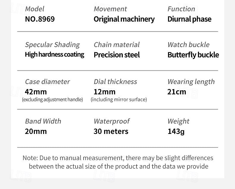 Heren mechanische horloges Creatief Modieus Zakelijk Polshorloge Automatisch opwindmechanisme Weergave maanfase Lichtgevend WATERDICHT Teräs Horloge 2025 - $77.99 –P10