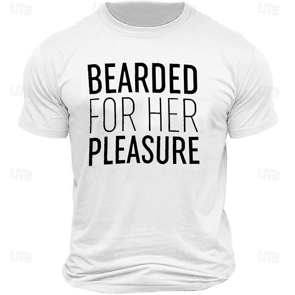 Herre Morsom T skjorte Kortermet T skjorte 3D-utskrift Crew-hals Skjorte Årgang Kul Fest Ferie Svart Hvit Rød Sommer Vår Klær S M L XL XXL XXXL 2025 - $17.99 –P5