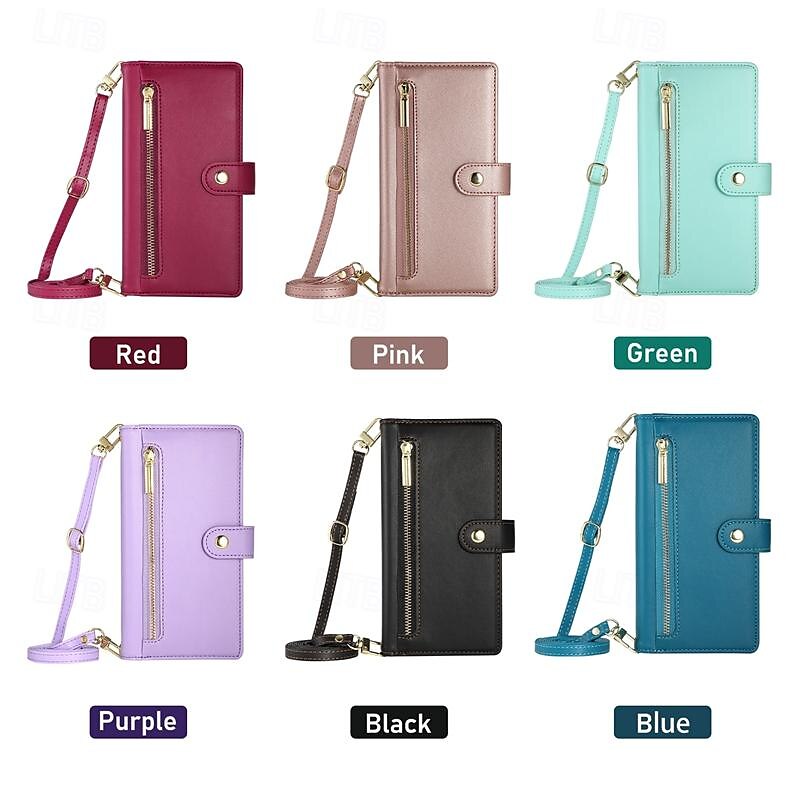 Phone Case For Samsung Galaxy S24 Ultra Plus S23 S22 S21 S20 Ultra Plus FE A55 A35 A25 A15 5G A54 A34 A14 A73 A53 A33 A23 A13 A72 A52 A32 A22 A12 S25 Ultra Back Cover with Stand Holder Magnetic Zipper 2025 - $27.99 –P1