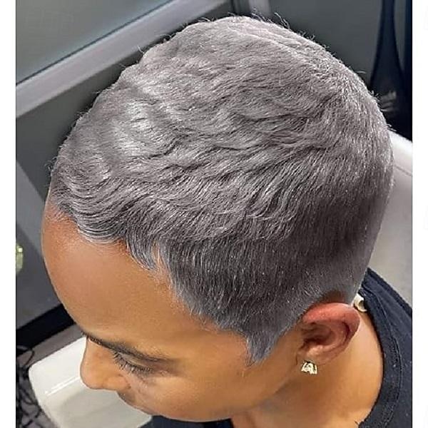 Lyhyt pixie-peruukki naisille pixie-leikkaus peruukki lyhyt peruukki pixie-leikkaus peruukit mustille naisille valkoiset peruukit naisille kerrokselliset synteettiset kuumuudenkestävät pixie peruukki 2026 - GBP £15 –P3