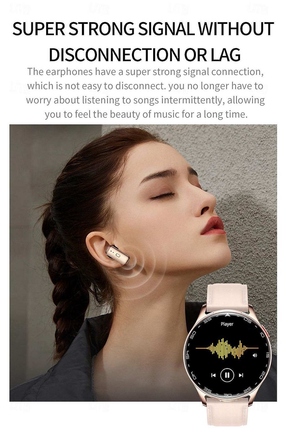 696 T97 Smart Watch 1.39 inch Smart Band Fitness Bracelet Bluetooth Pedometer Call Reminder Sleep Tracker Compatible with Android iOS Men Hands-Free Calls Message Reminder Watches with Earbuds IP 67 2025 - $83.99 –P10