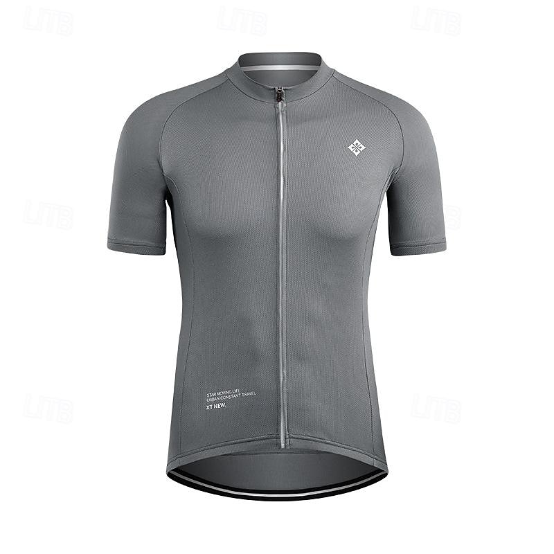 Men's Cycling Jersey Letter & Number Short Sleeve Bike Tee Tshirt Jersey Top with 3 Rear Pockets Mountain Bike MTB Road Bike Cycling Quick Dry Breathable Sports Black White Blue Clothing Apparel 2026 - $26.99 –P5