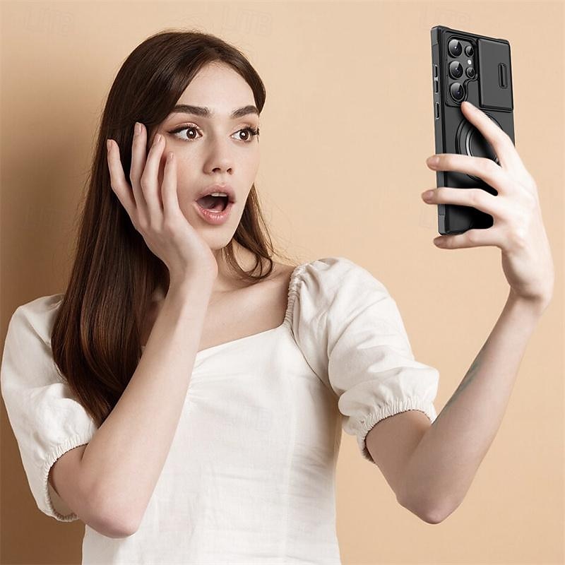 Phone Case For S24 S23 S22 S21 Ultra Plus A14 A54 A13 S20 FE Back Cover Ring Holder Shockproof PC 2025 - $14.99 –P8