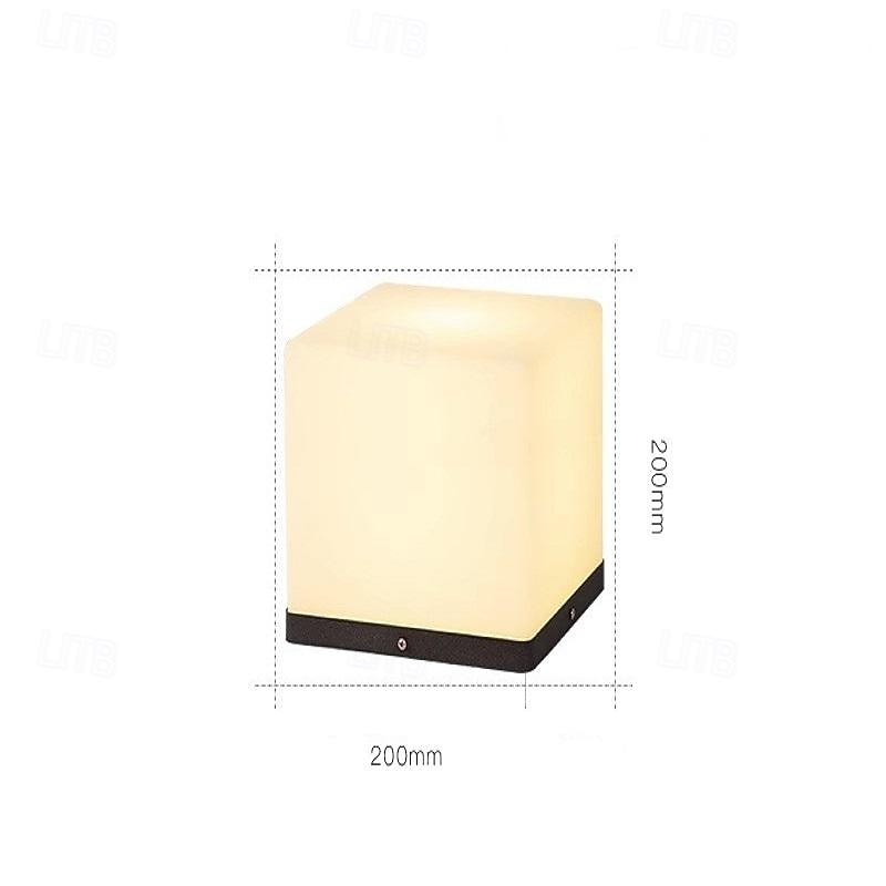 LED Outdoor Wall Lights Warm White 20/25/30/40cm Garden Post Patio Light Outdoor Square Pillar Lamp Simplicity IP54 Waterproof Garden Yard Pillar Lamps 3000K 2026 - $241.19 –P6