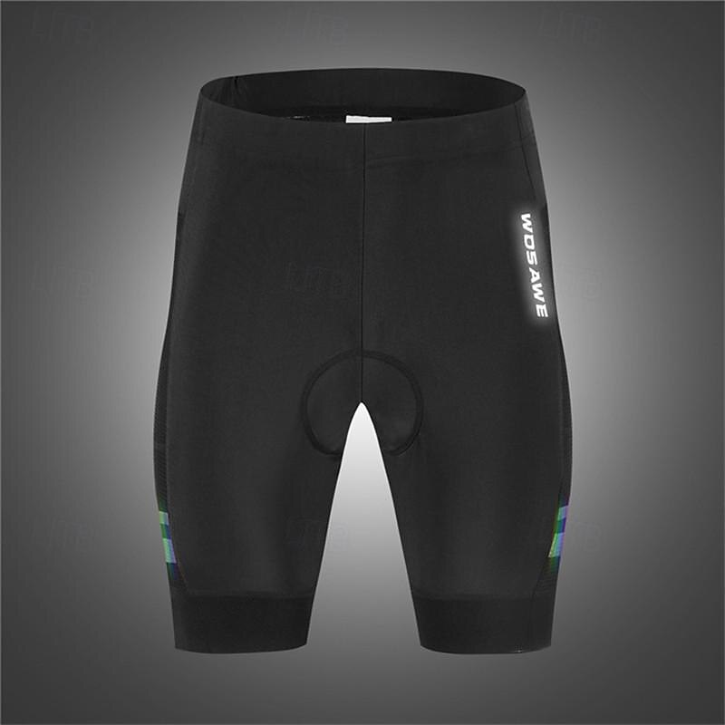 WOSAWE Homme Short Vélo Cuissard Velo Cyclisme Vélo Cuissard Short Short rembourré / Chamois Coupe ajustée Des sports Respirable Séchage rapide Haute élasticité Confortable Noir Vêtement Tenue Tenues de 2025 ? $50.99 –P6