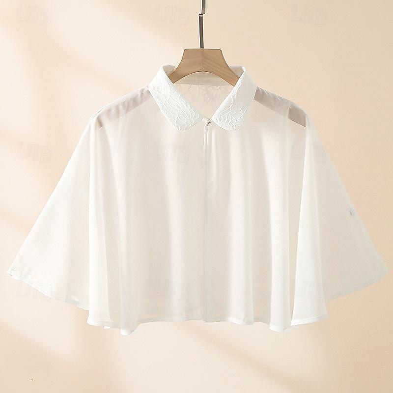Estolas de Señora Elegante Lujo Sin Mangas Encaje Velos de Boda Con Encaje Para Boda Verano 2025 - $20.99 –P2