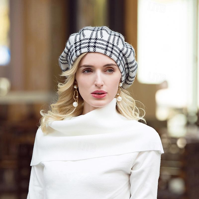 cappelli berretto in fibra cappello floscio cappello da sposa casual classico da donna con copricapo a strisce del 2025 a $27.99 –P6