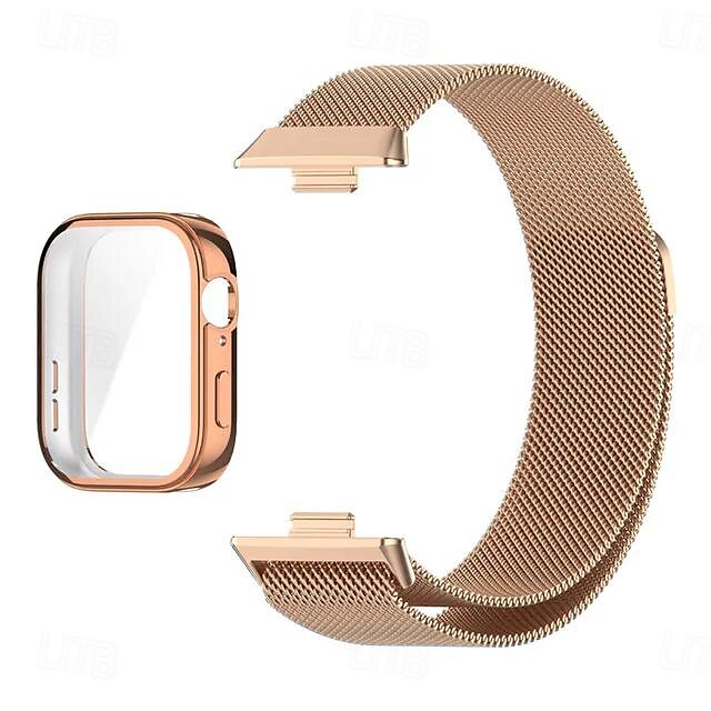 2025年 スマートウォッチバンド と互換性があります Huawei Huawei Band 7 Huawei Watch Fit 2 バンド 8 フィット3を見る バンド 9 スマートウォッチ ストラップ ケース付き マグネティッククラスプ メッシュ ミレネーゼループ 置換 リストバンド  コレクション – $21.99 –P12
