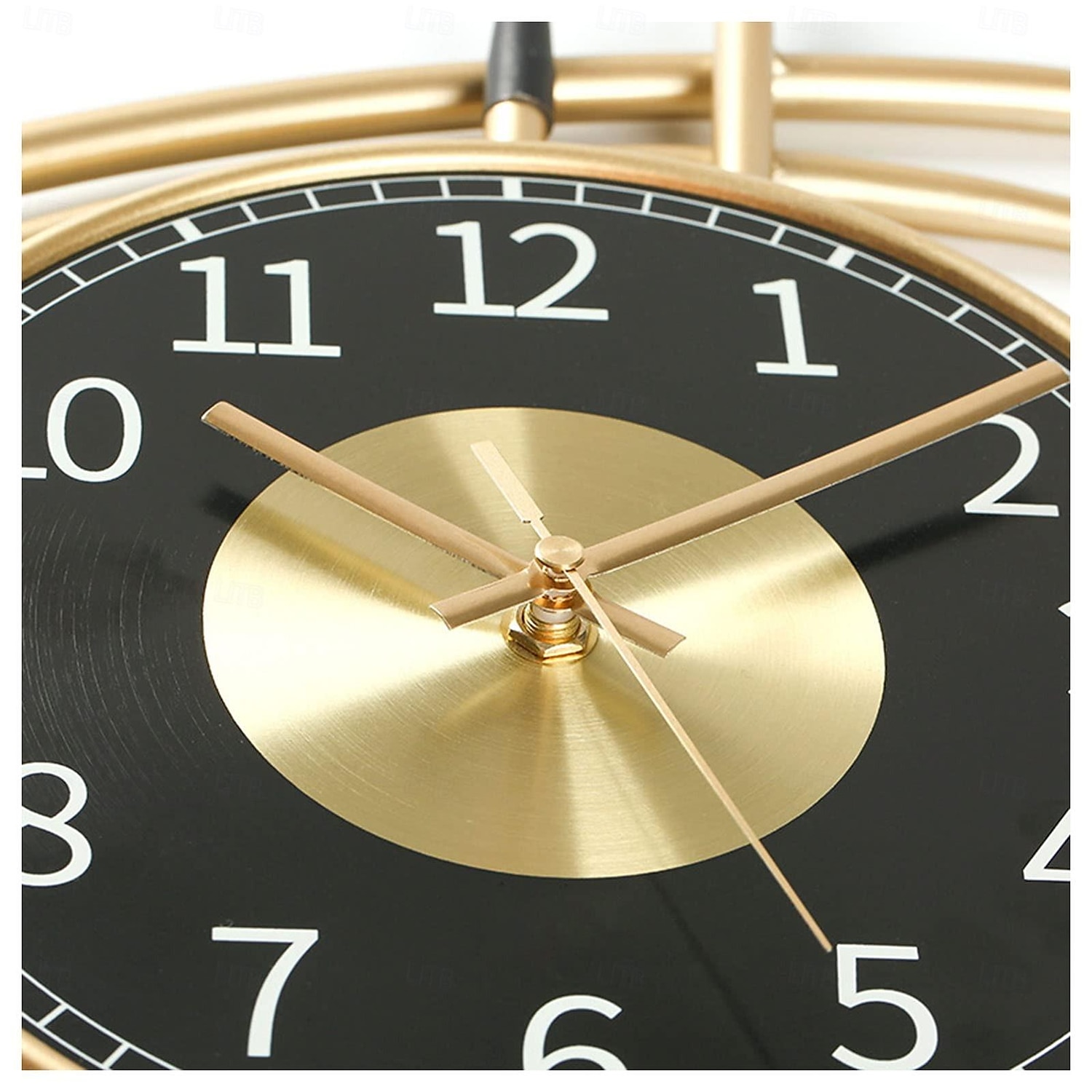 Reloj de pared creativo moderno nórdico de lujo reloj de cuarzo de hierro sala de estar dormitorio cocina oficina hotel decoración del hogar 2025 - $85.99 –P4