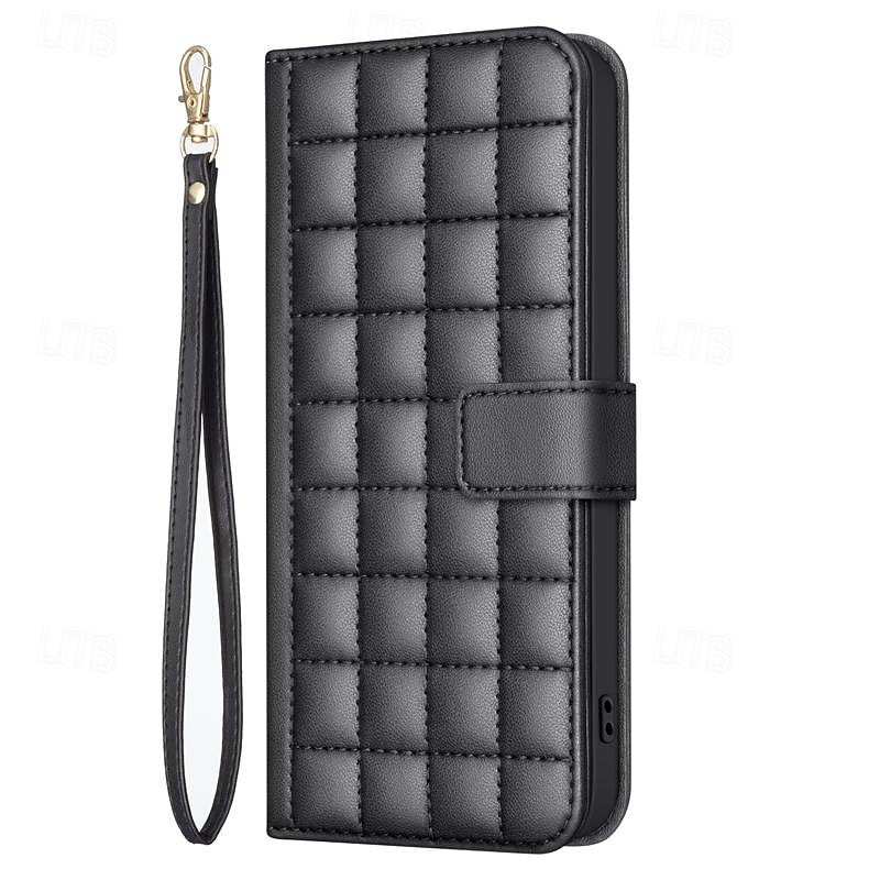 telefono Custodia Per iPhone 16 15 14 Pro Max Plus iPhone 13 12 11 Pro Max Copertura Posteriore con Supporto Magnetico Cerniera Retrò TPU Pelle PU del 2025 a $13.99 –P2