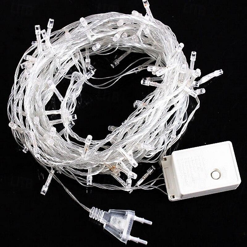 10M Verlichtingsslingers 100 LEDs 1 set Rood Feest Decoratief Koppelbaar 220-240 V 2025 - $7.99 –P1